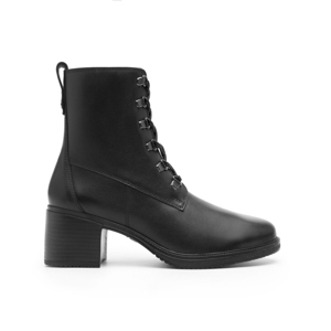 Women's Military Boot with Internal Zipper Style 120504 Black