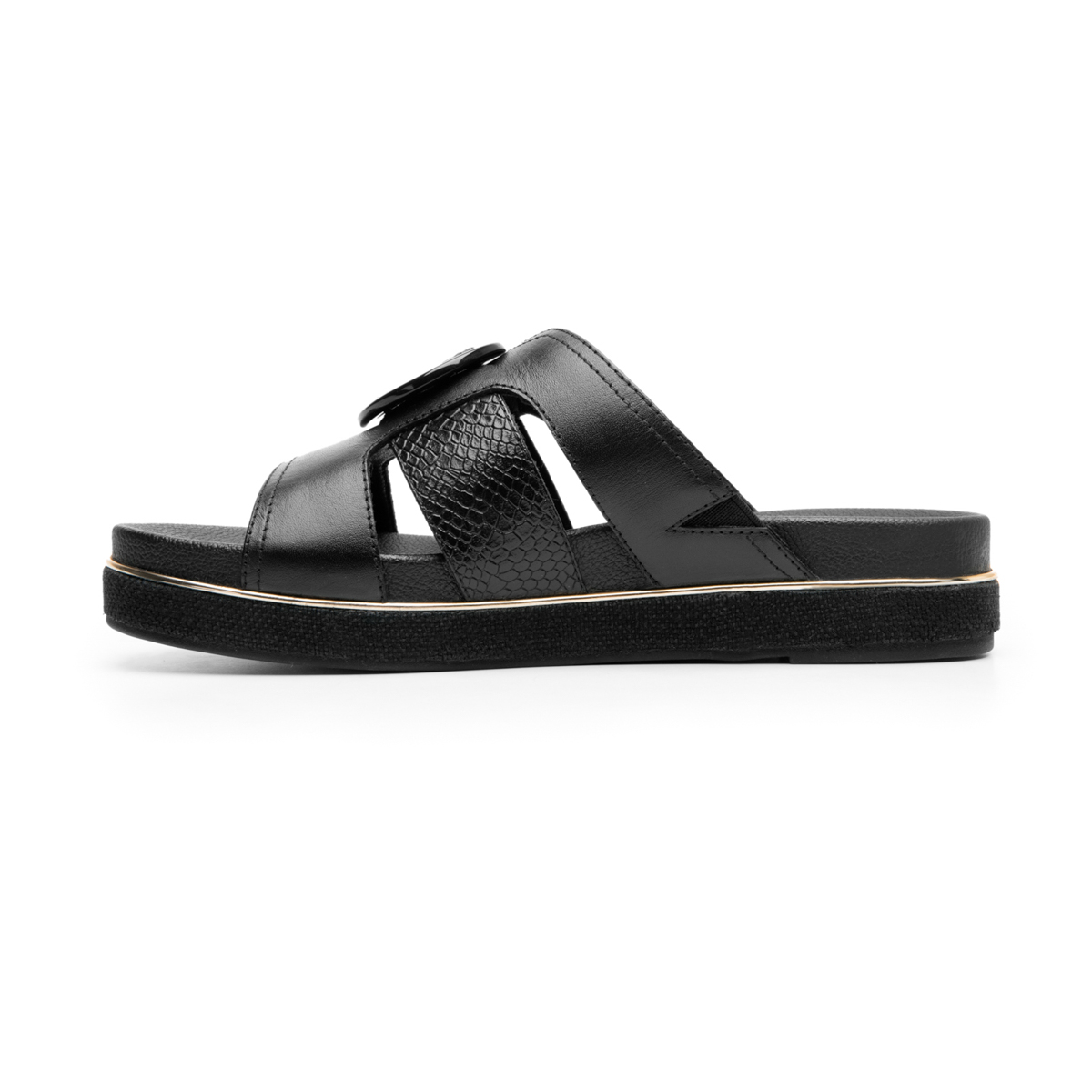 Women's Sandal with Anatomic Insole Style 122901 Black