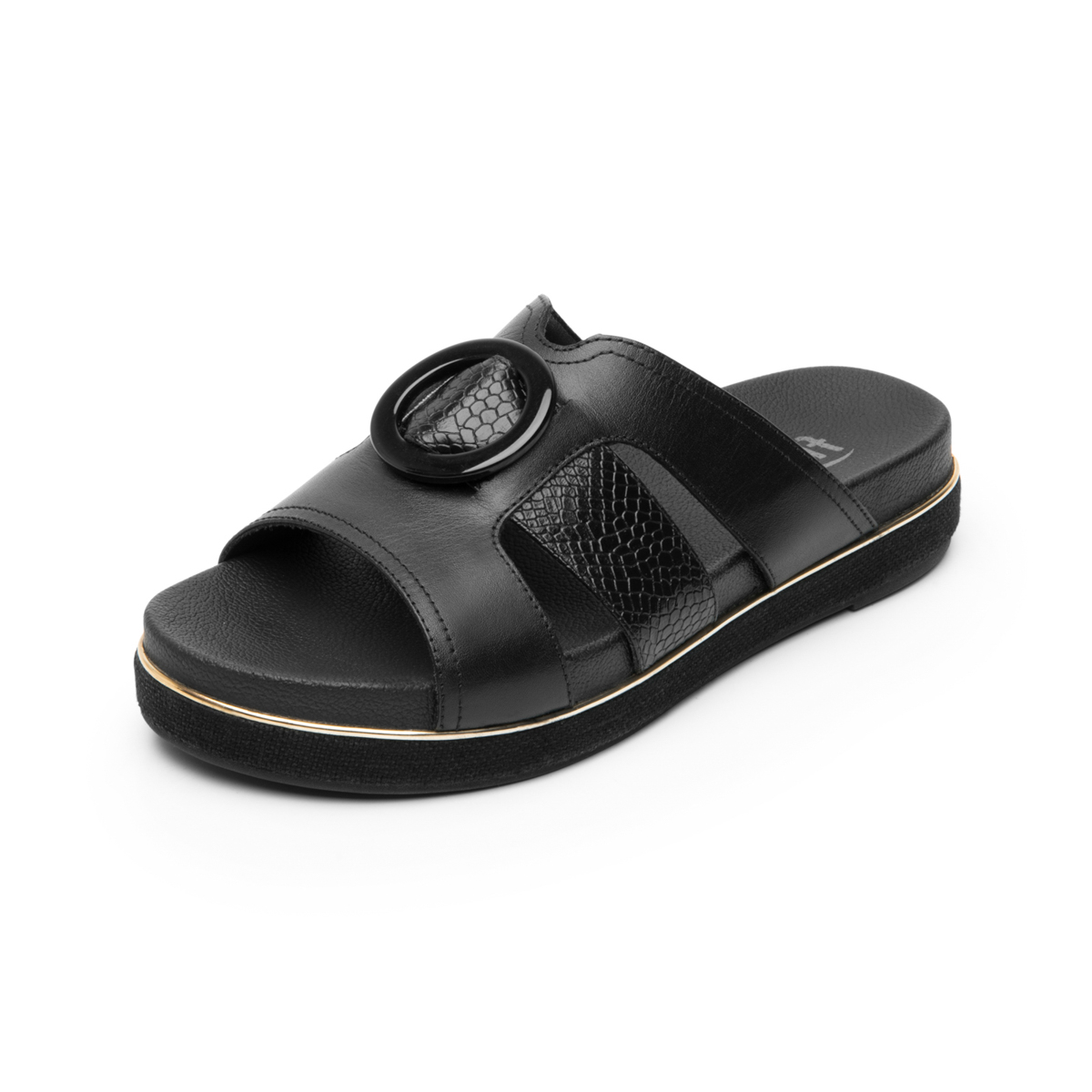 Women's Sandal with Anatomic Insole Style 122901 Black