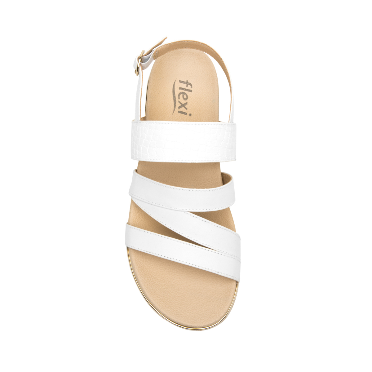 Women's Sandal with Anatomic Insole Style 122903 White