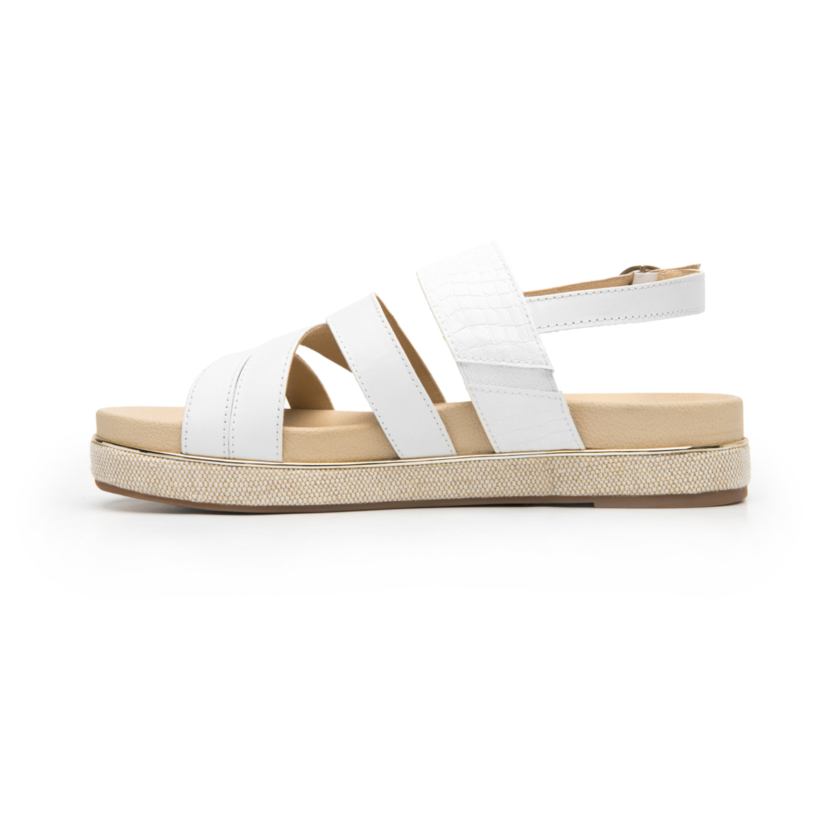 Women's Sandal with Anatomic Insole Style 122903 White