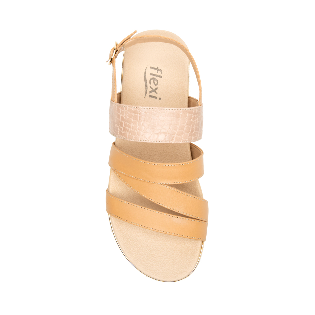 Women's Sandal with Anatomic Insole Style 122903 Camel