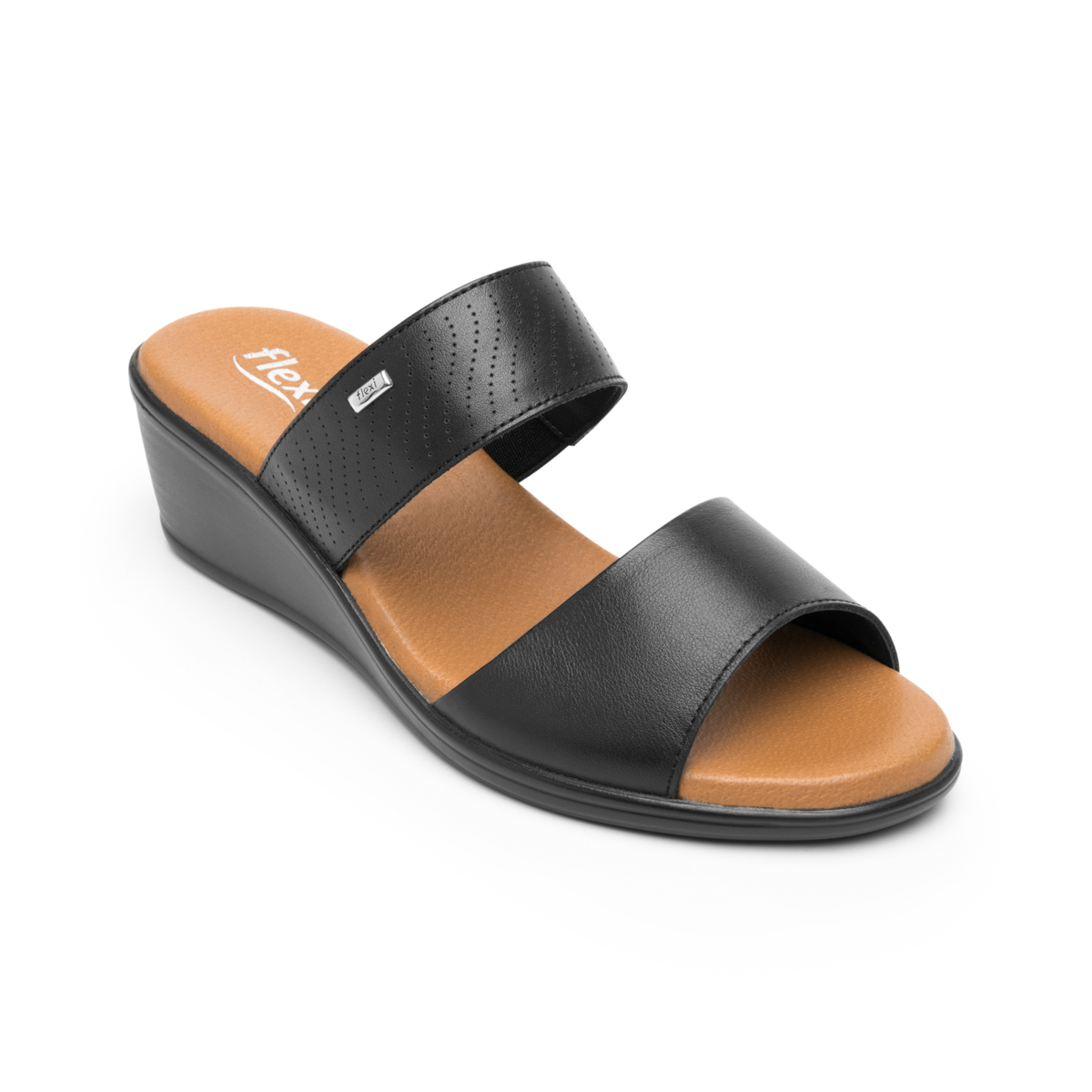 Women's Wedge Sandal Style 123702 Black