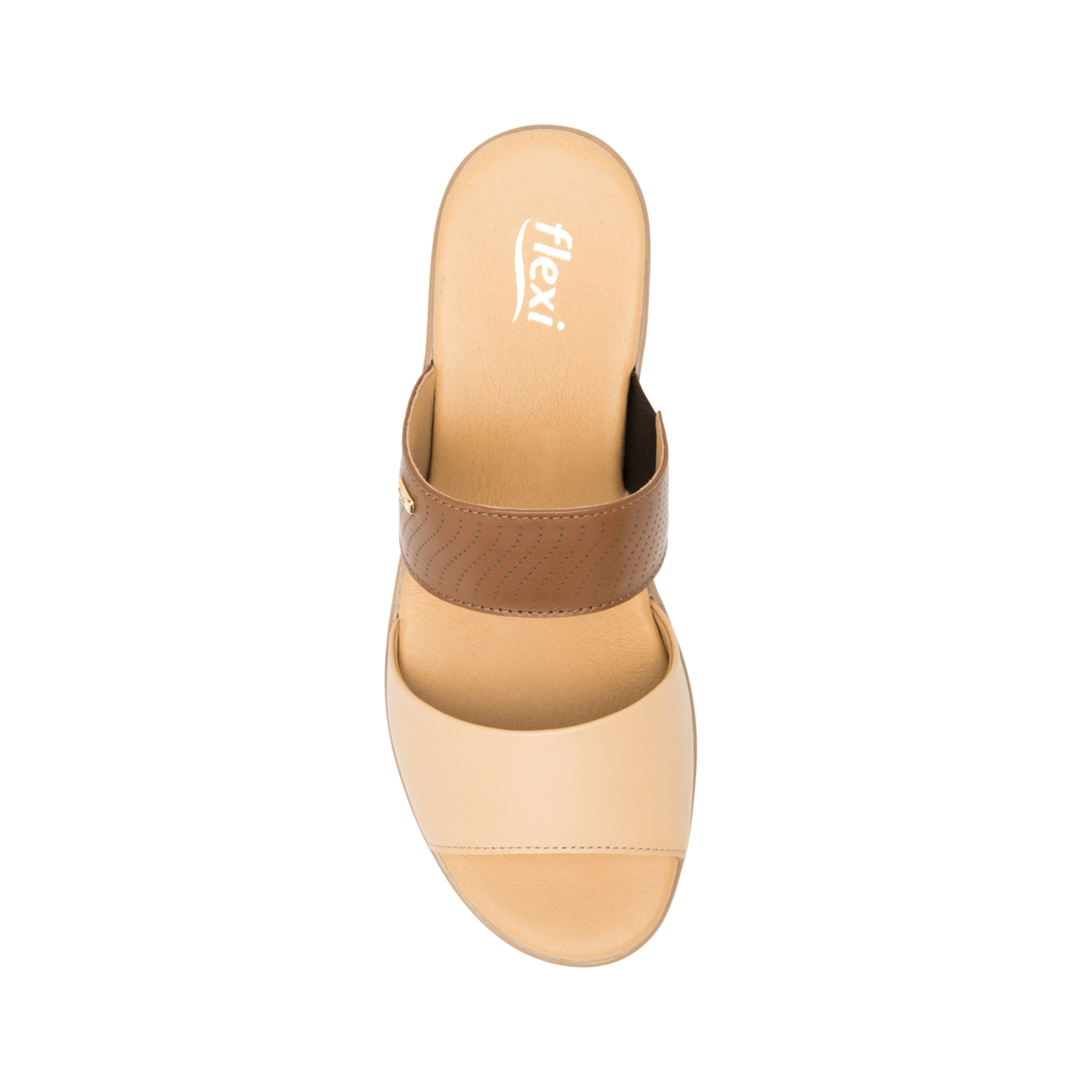 Women's Wedge Sandal Style 123702 Tan