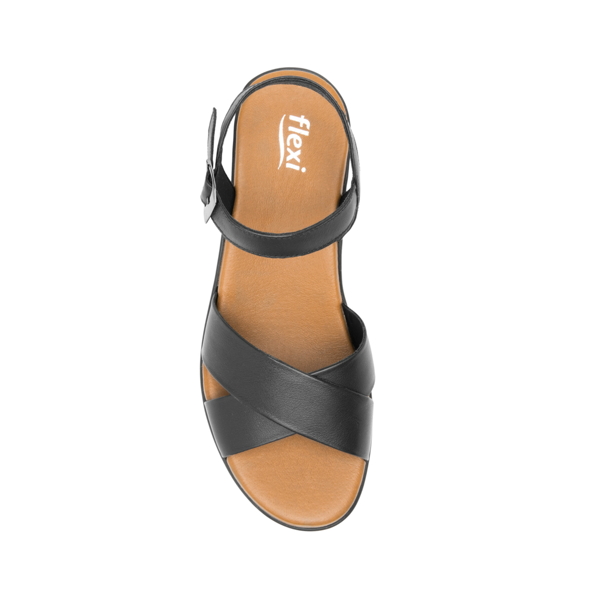 Women's Wedge Sandal Style 123703 Black