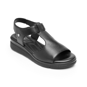 Women's Sandal with Cushioned Insole Style 124202 Black