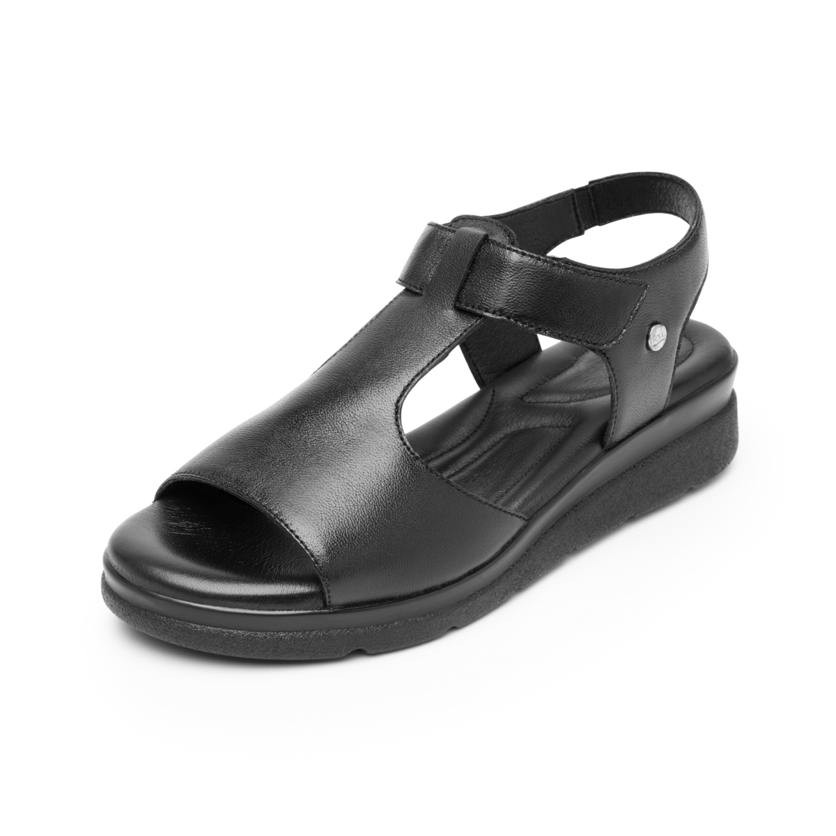 Sandalia Flexi para Mujer con Plantilla Acojinada Estilo 124202 Negro