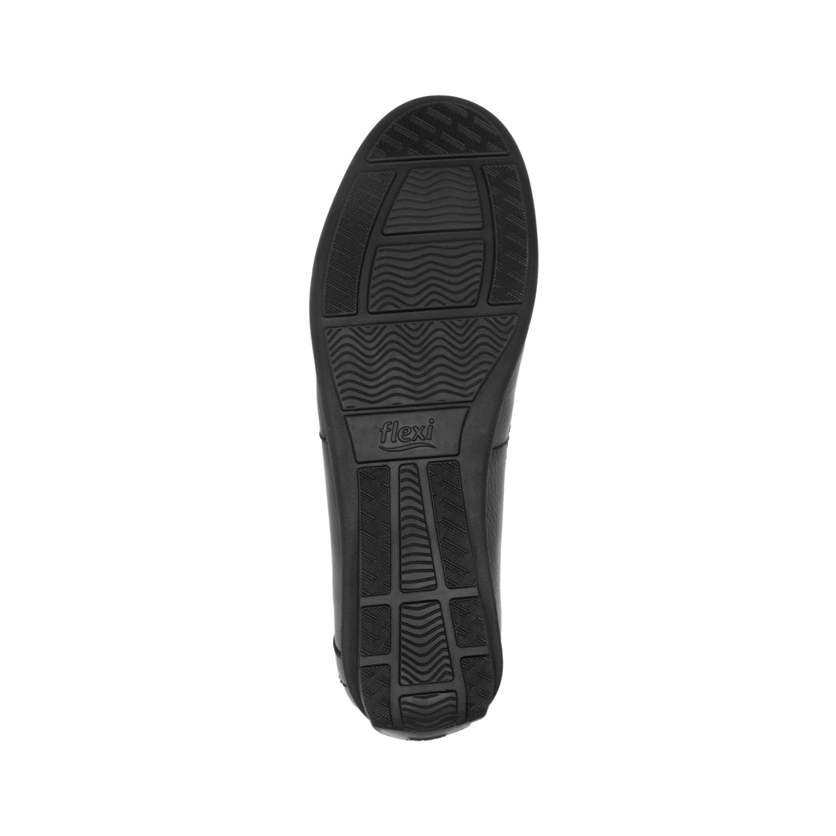 Mocasín Con Antifaz Flexi para Mujer con Acabado Tamporeado Estilo 124301 Negro