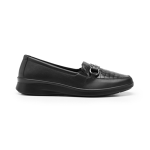 Women's Leather Comfort Shoe Style 124502 Black
