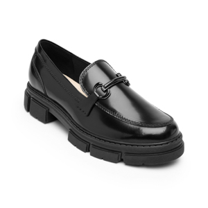 Women's Loafer with Lightweight Sole Style 124601 Black
