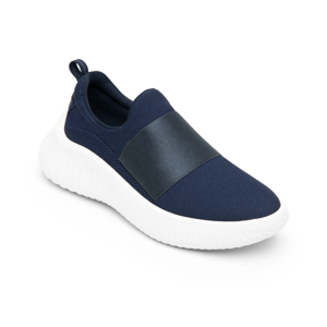 Sneaker Slip On Flexi para Mujer con Suela Extra Ligera Estilo 124802 Azul
