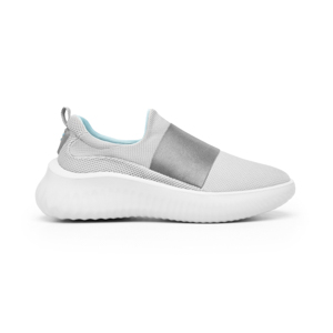 Women's Slip On Sneaker with Extra Lightweight Sole Style 124802 Gray