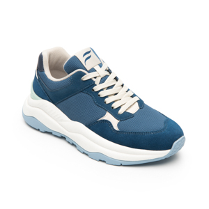Sneaker Casual Flexi para Mujer con Suela Extra Ligera Estilo 124901 Azul