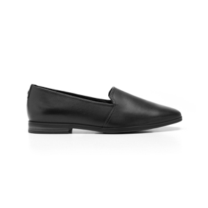 Women's Leather Slip-On Shoe Style 126601 Black