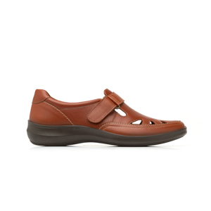 Flat Casual Flexi With Openings For Women - Style 25905 Whisky