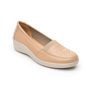 Mocasín Casual Flexi Con Sistema De Mejor Agarre Para Mujer - Estilo 32606 Nude Mocasín Casual Flexi Con Sistema De Mejor Agarre Para Mujer - Estilo 32606 Nude