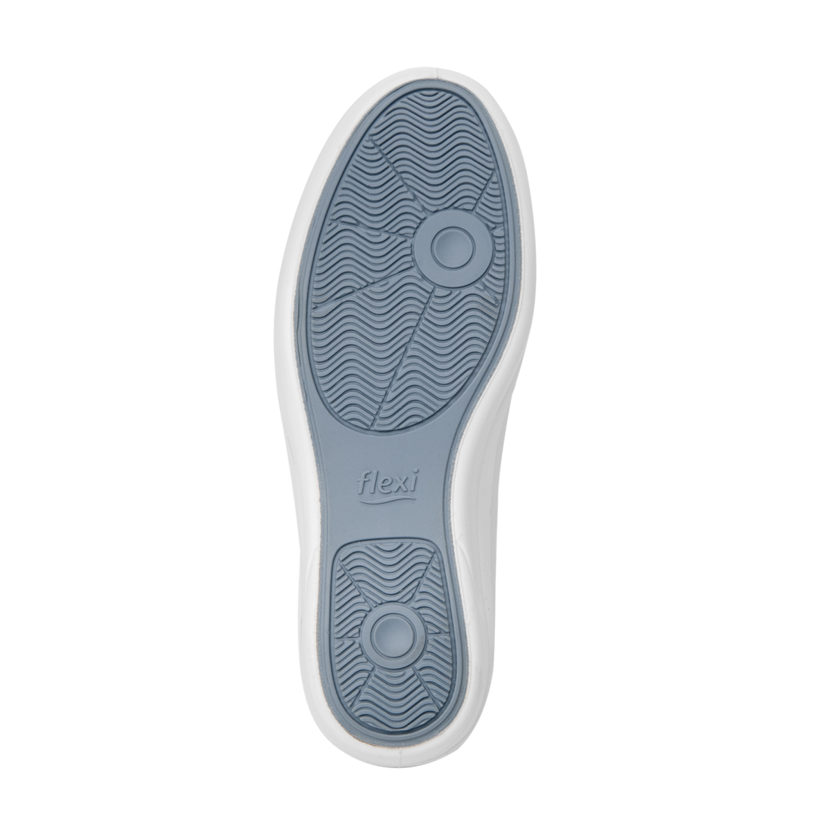 Mocasín De Servicio/Clínico Flexi para Mujer con Corte Repelente Al Agua Estilo 32608 Blanco