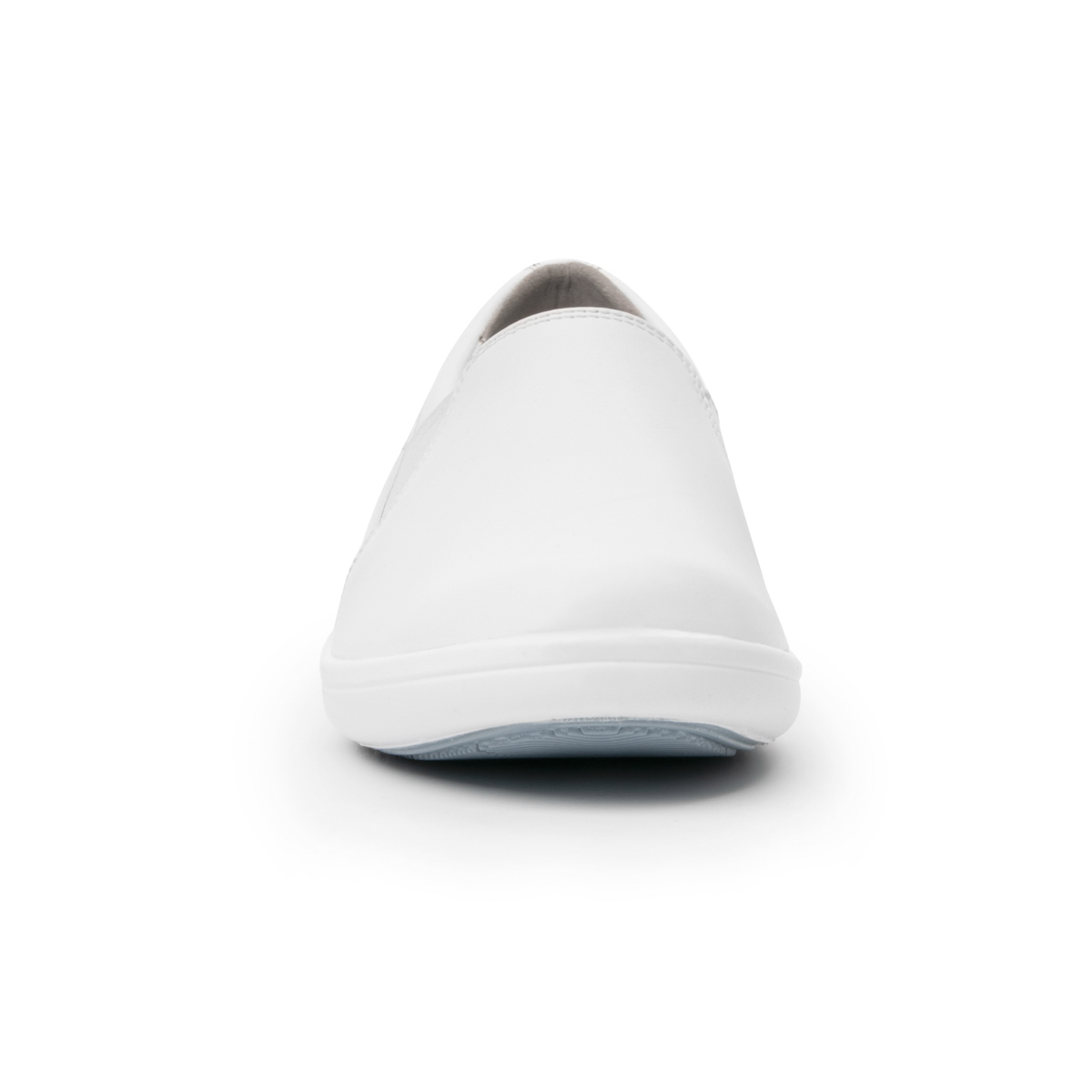 Mocasín De Servicio/Clínico Flexi para Mujer con Corte Repelente Al Agua Estilo 32608 Blanco