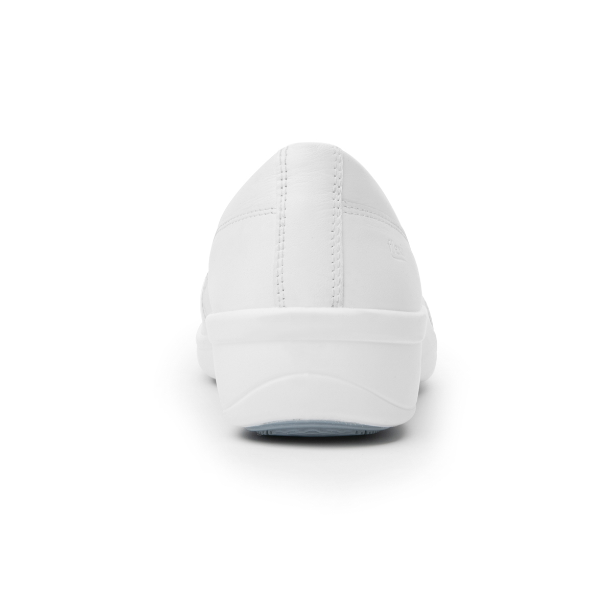 Mocasín De Servicio/Clínico Flexi para Mujer con Corte Repelente Al Agua Estilo 32608 Blanco