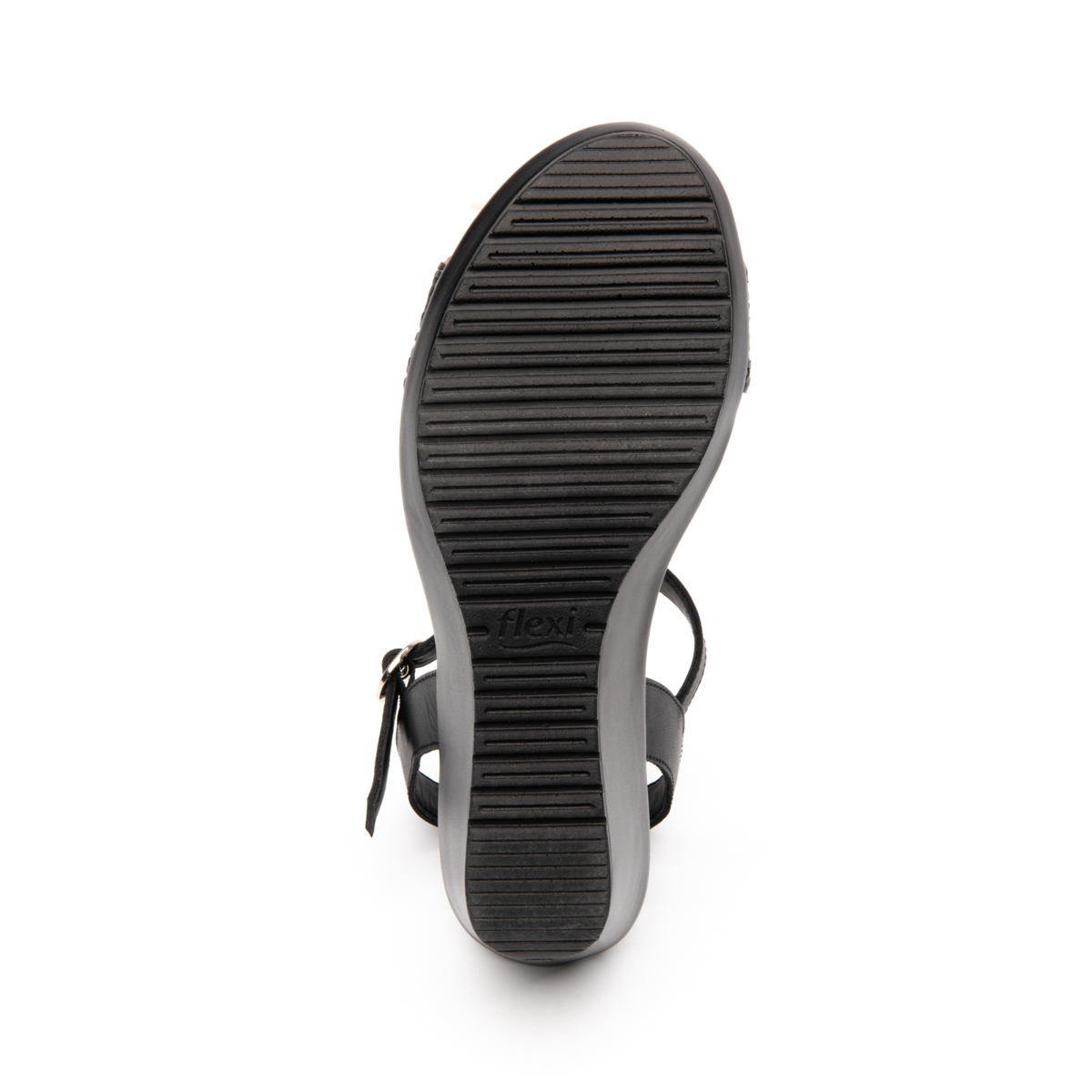 Women's Flexi Casual with Braided Strap Sandal - Style 34514 Black