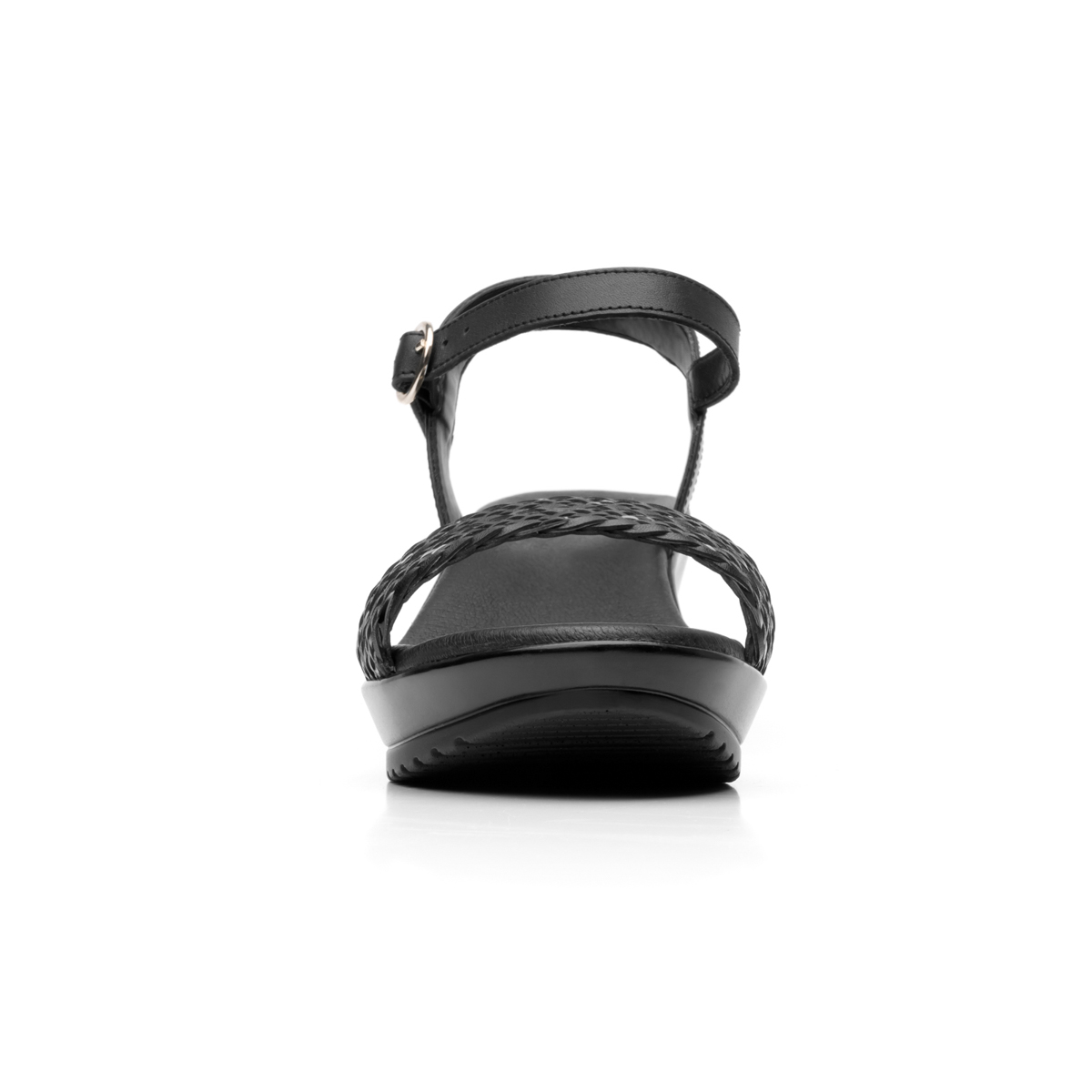 Women's Flexi Casual with Braided Strap Sandal - Style 34514 Black