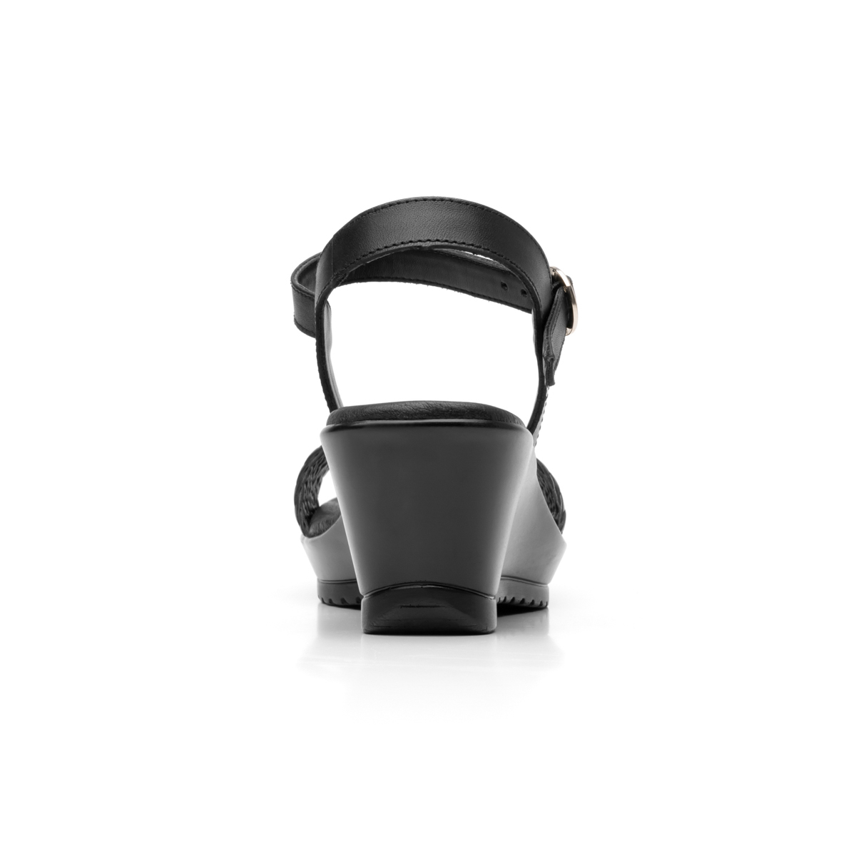 Women's Flexi Casual with Braided Strap Sandal - Style 34514 Black