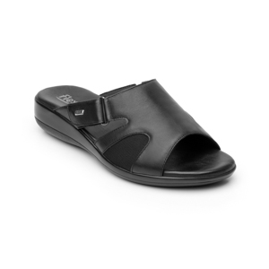 Women's Casual Flexi Extra Soft Leather Sandal - Style 34909 Black