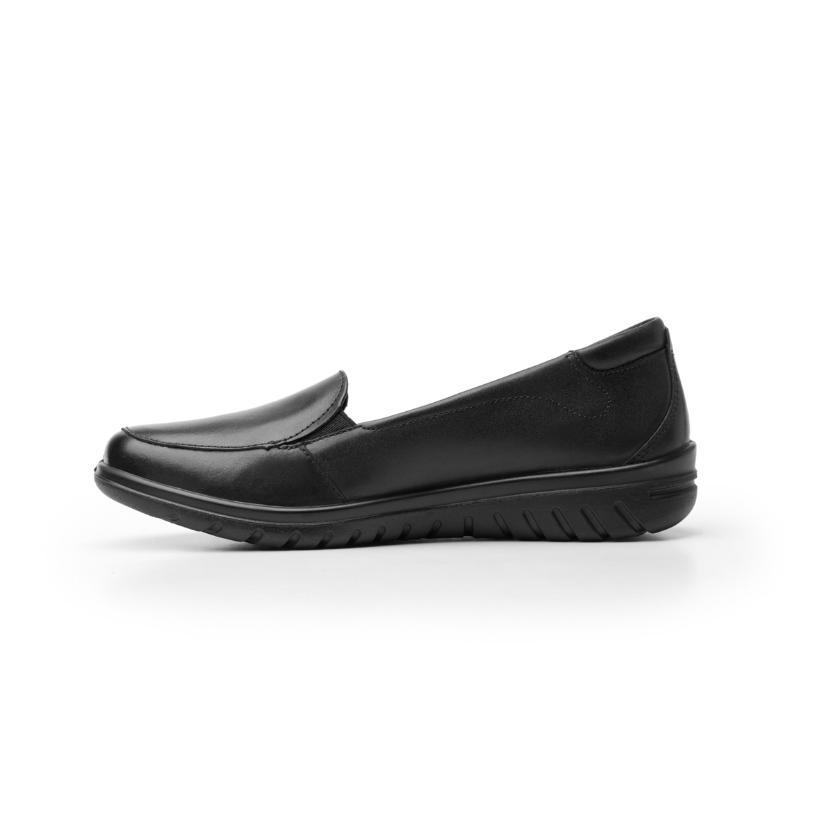 Flat Casual Flexi Con Sistema Walking Soft Para Mujer - Estilo 35306 Negro