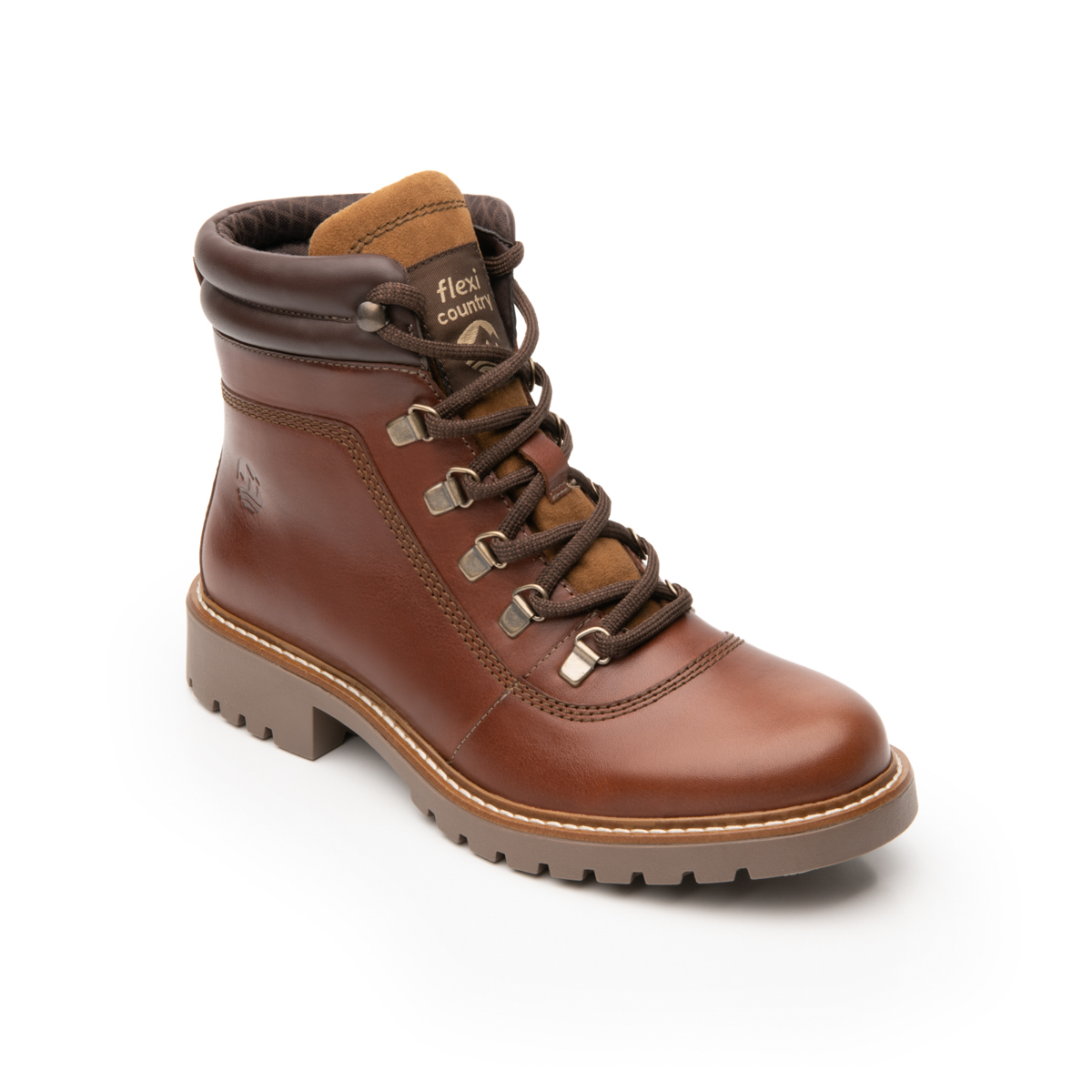 Women's Flexi Country Short Boot with Eyelets Style 37811 Whisky