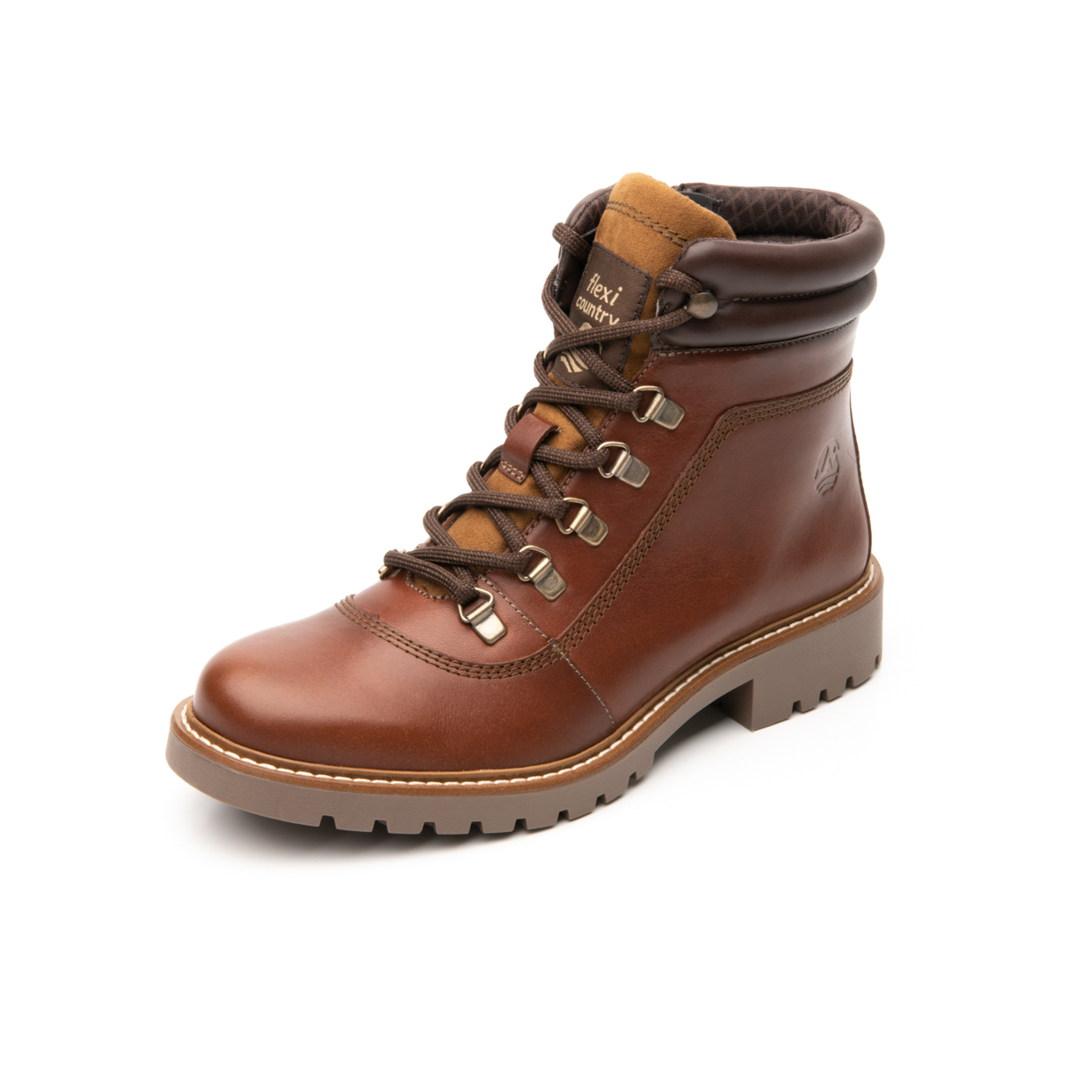 Women's Flexi Country Short Boot with Eyelets Style 37811 Whisky