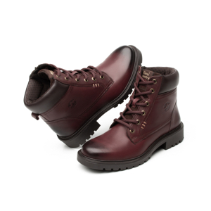 Women's Flexi Country Short Boot with Eyelets Style 37812 Wine