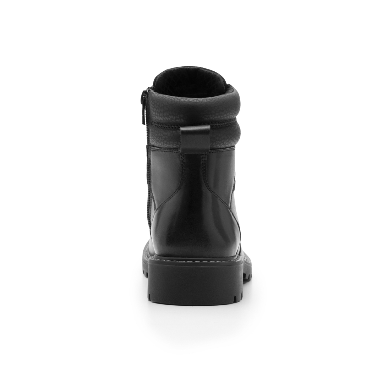 Women's Leather Bootie with Internal Zipper Style 37819 Black