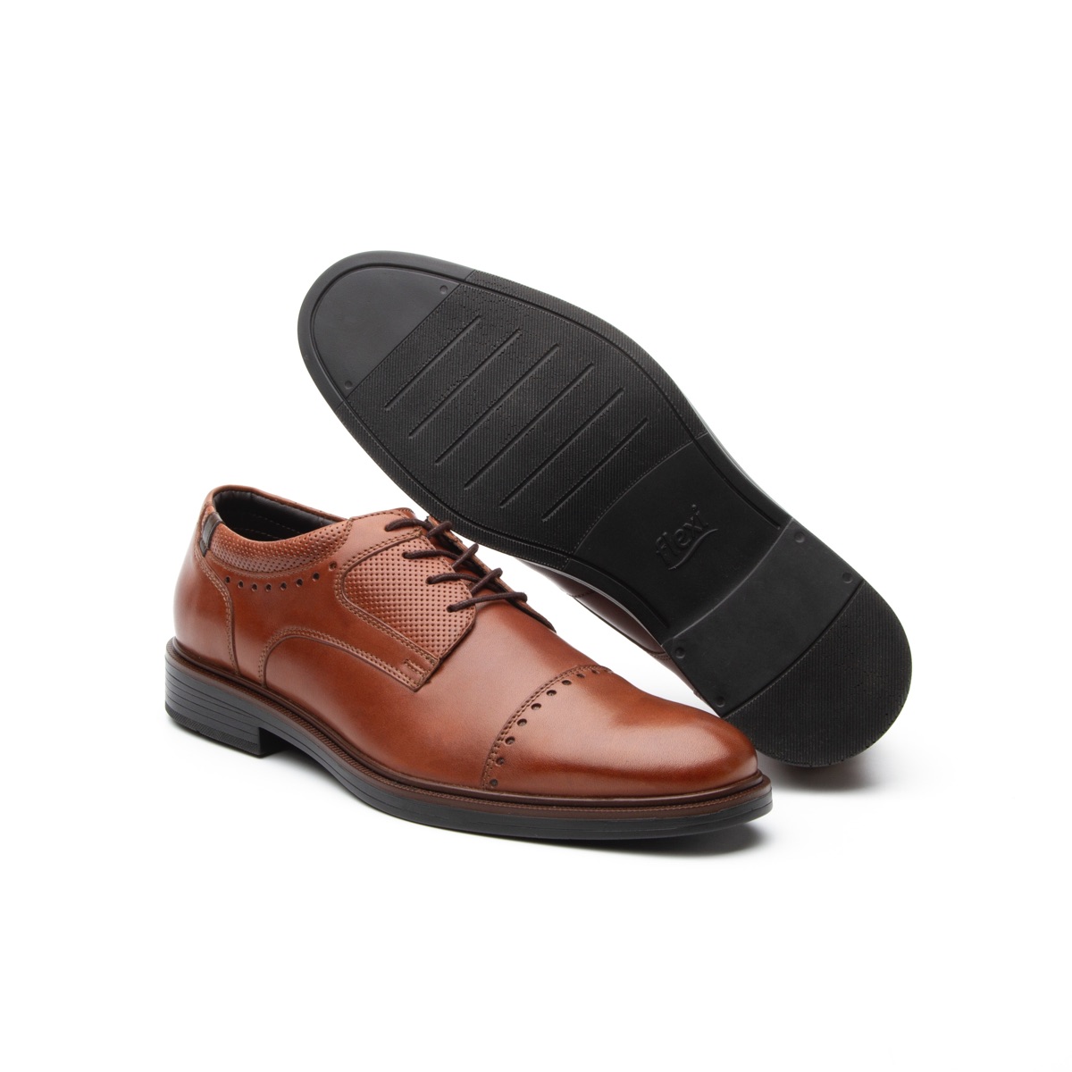 Zapato Con Puntera Flexi para Hombre con Stretch Style Estilo 412802  Shedron