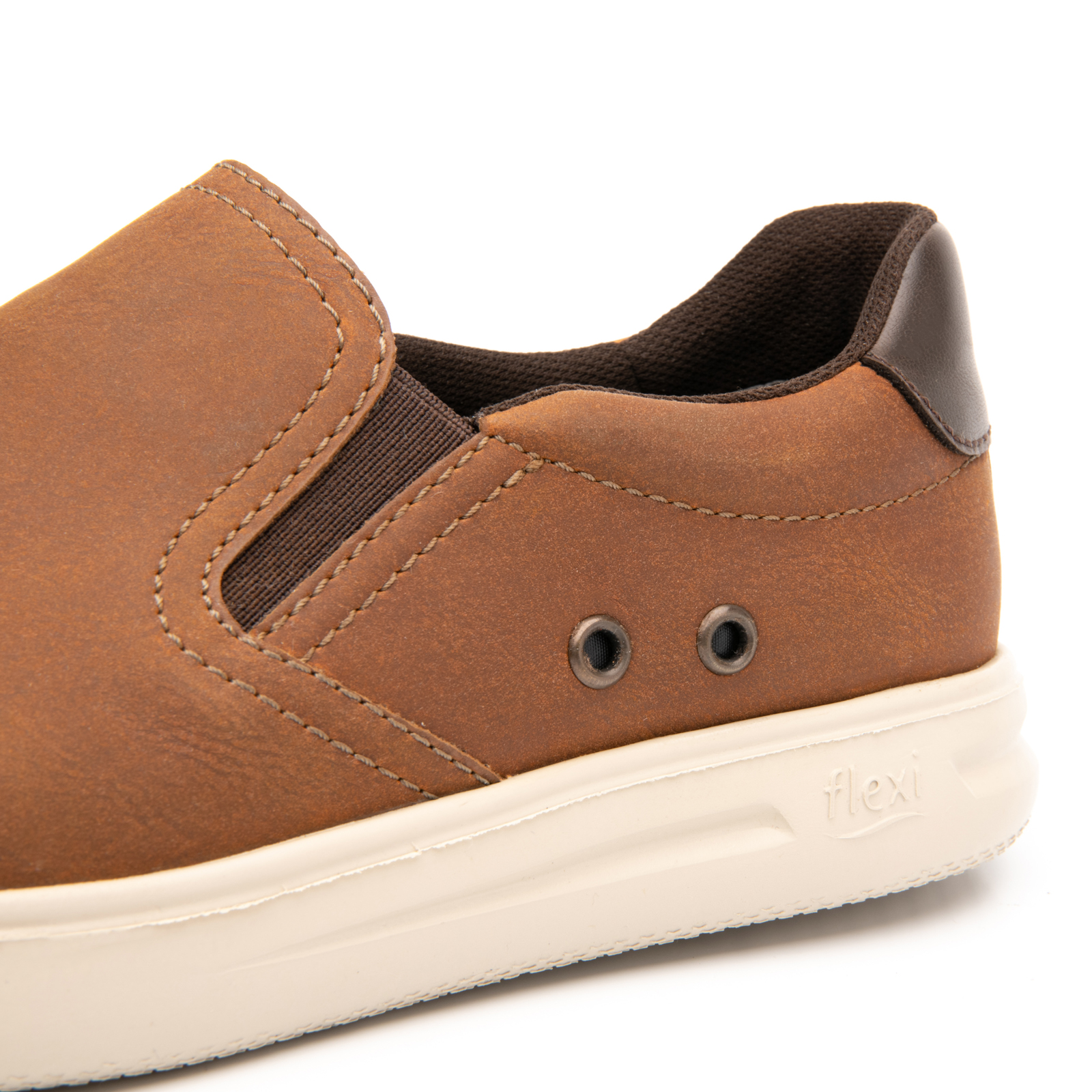 Men's Casual Sport Flexi Sneaker with Extra Lightweight Sole - 401204 Honey Style