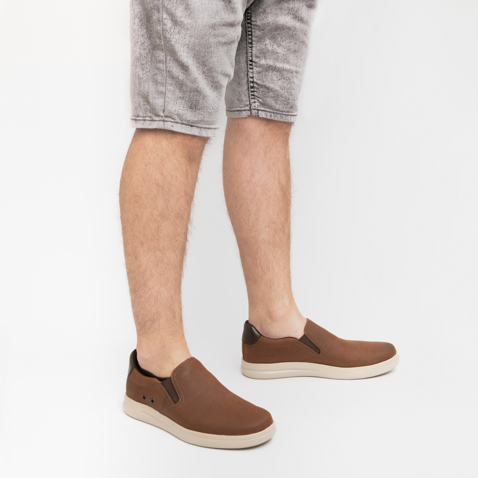 Men's Casual Sport Flexi Sneaker with Extra Lightweight Sole - 401204 Honey Style