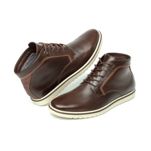 Botín Urbano Flexi Con Suela Bicolor Para Hombre - Estilo 402303 Chocolate Botín Urbano Flexi Con Suela Bicolor Para Hombre - Estilo 402303 Chocolate