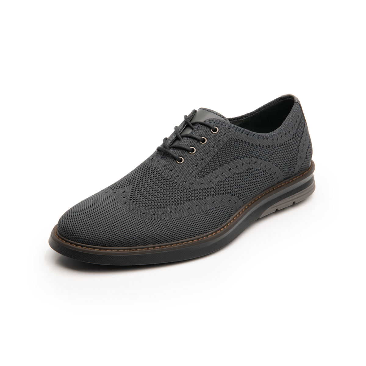 Men's Flexi Oxford Shoe with Textile Style 402406 Grey