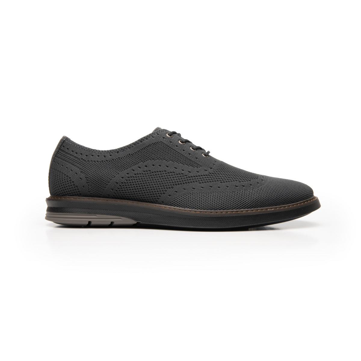 Men's Flexi Oxford Shoe with Textile Style 402406 Grey