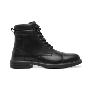 Men's Casual Leather Boot Style 402516 Black