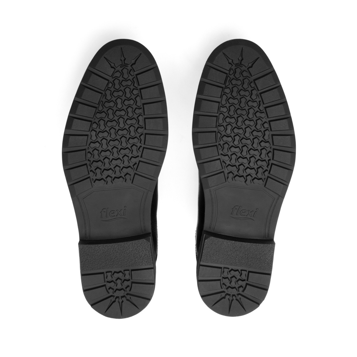Botín Casual Flexi para Hombre con Elástico Lateral Estilo 402518 Negro
