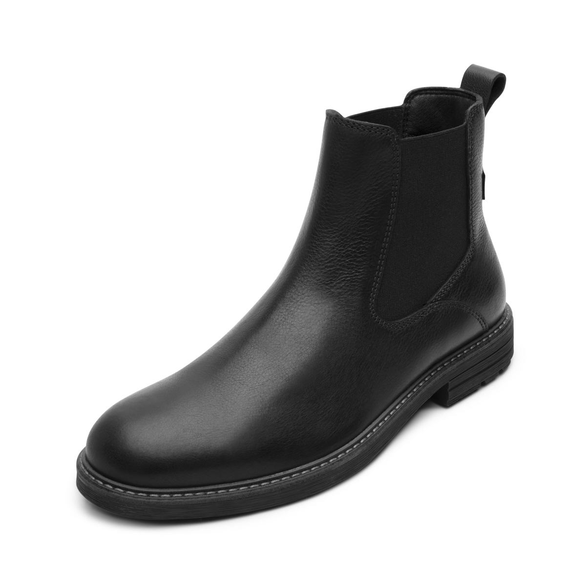 Botín Casual Flexi para Hombre con Elástico Lateral Estilo 402518 Negro