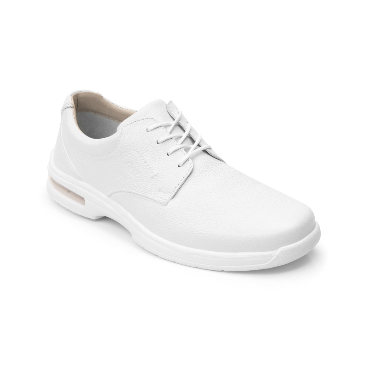Zapato De Servicio/Clínico Flexi para Hombre con Walking Soft 402801 Blanco | Flexi Site USA