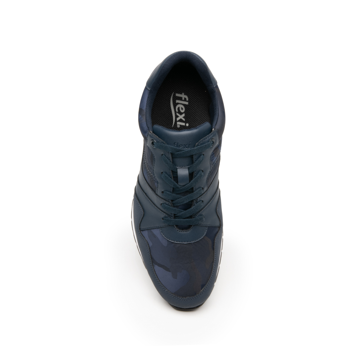 Men's Flexi Urban Sneaker with Textured Finish Style 403108 Blue