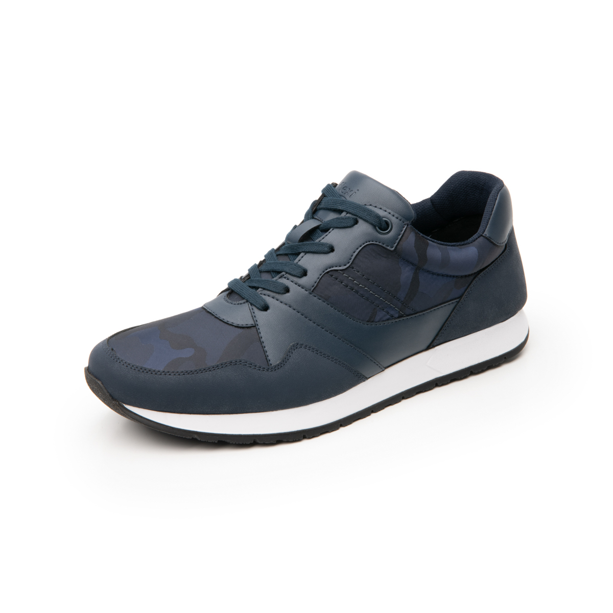 Men's Flexi Urban Sneaker with Textured Finish Style 403108 Blue