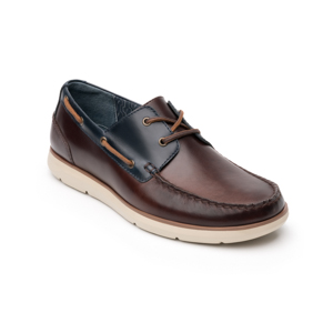 Zapato Casual De Playa Flexi Con Suela Extra Ligera Para Hombre - Estilo 403601 Nogal-Azul Zapato Casual De Playa Flexi Con Suela Extra Ligera Para Hombre - Estilo 403601 Nogal-Azul