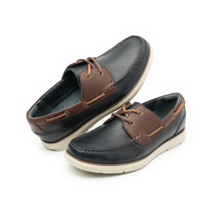 Men's Flexi Beach Casual Shoe with Flowtek Style 403604 Navy