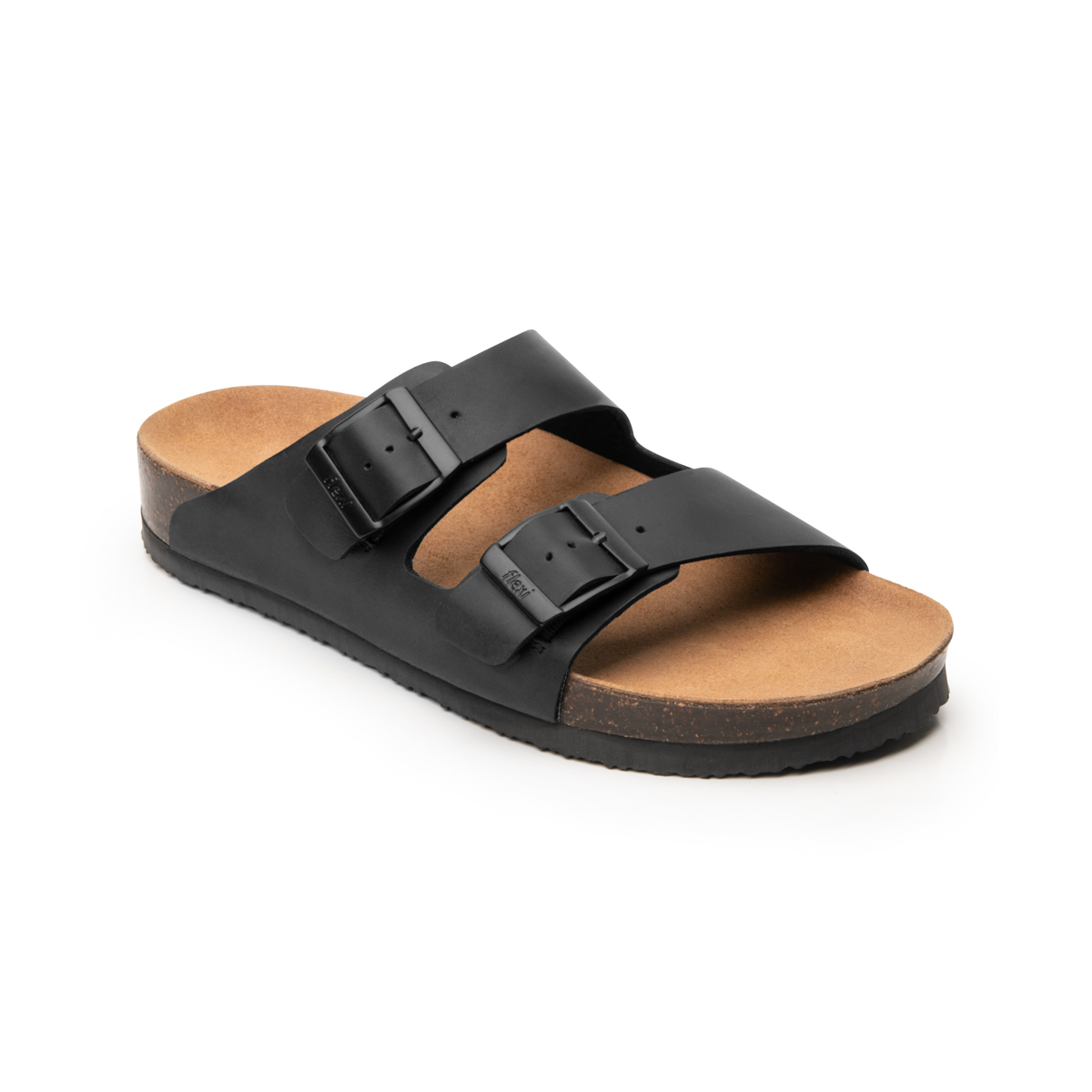 Sandalia De Playa Flexi Con Plantilla Anatómica Para Hombre - Estilo 404201 Negro