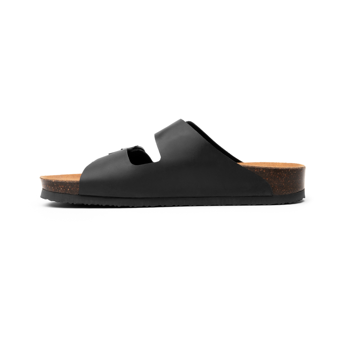 Sandalia De Playa Flexi Con Plantilla Anatómica Para Hombre - Estilo 404201 Negro