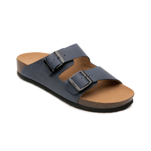 Sandalia Piel Flexi para Hombre con Plantilla Anatómica De Confort Estilo 404203 Azul Sandalia Piel Flexi para Hombre con Plantilla Anatómica De Confort Estilo 404203 Azul