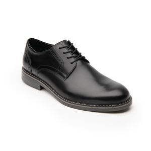 Derby Flexi Men's Shoe with Eyelets Style 404601 Black